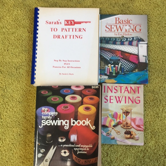 4 Vintage Sewing Books